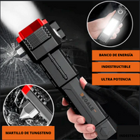 Super Linterna Táctica 4 en 1 - Táctica Militar